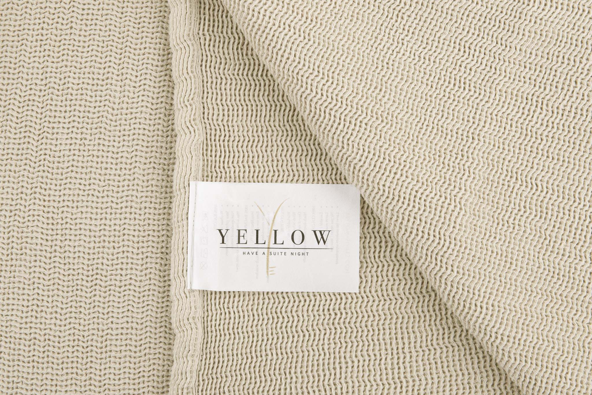 Yellow bedsprei ICA Moon Sand katoen