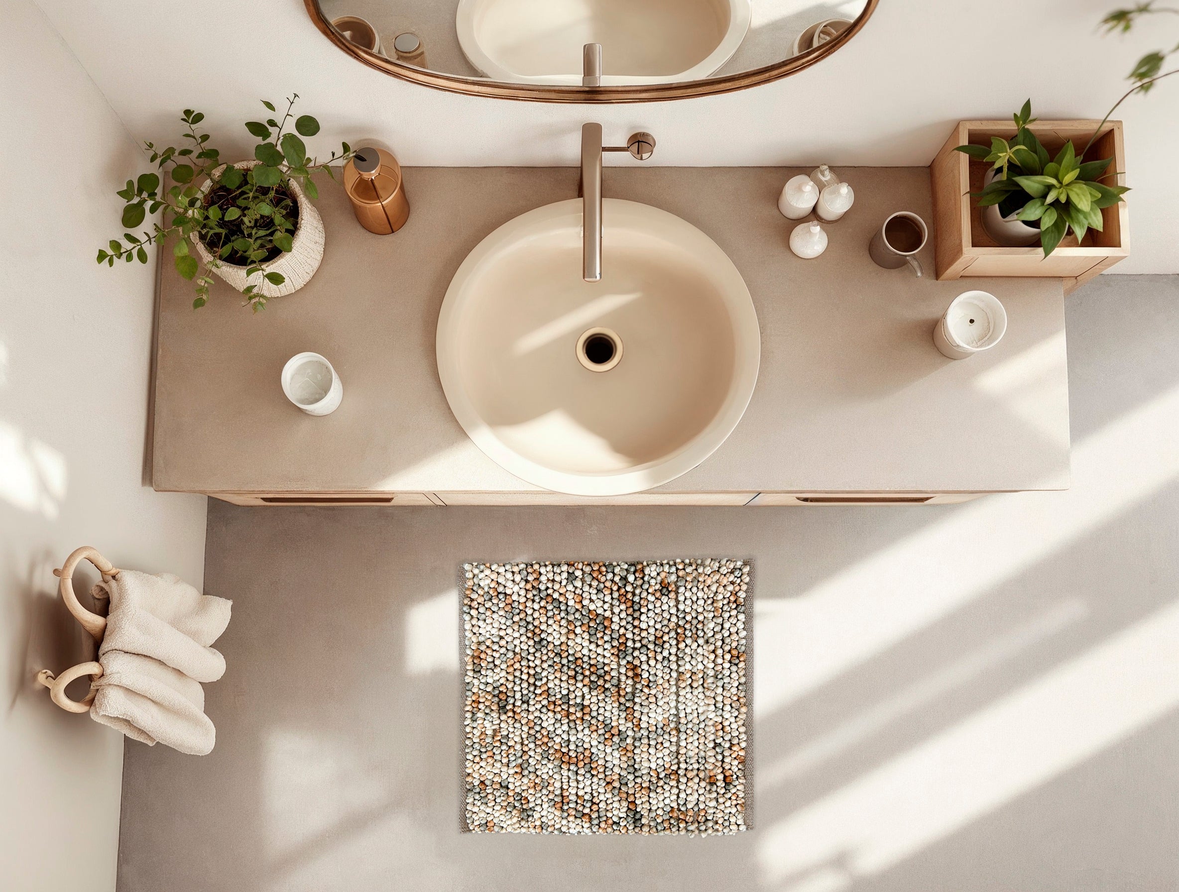 Zo Home badmat Zola Forest Sand
