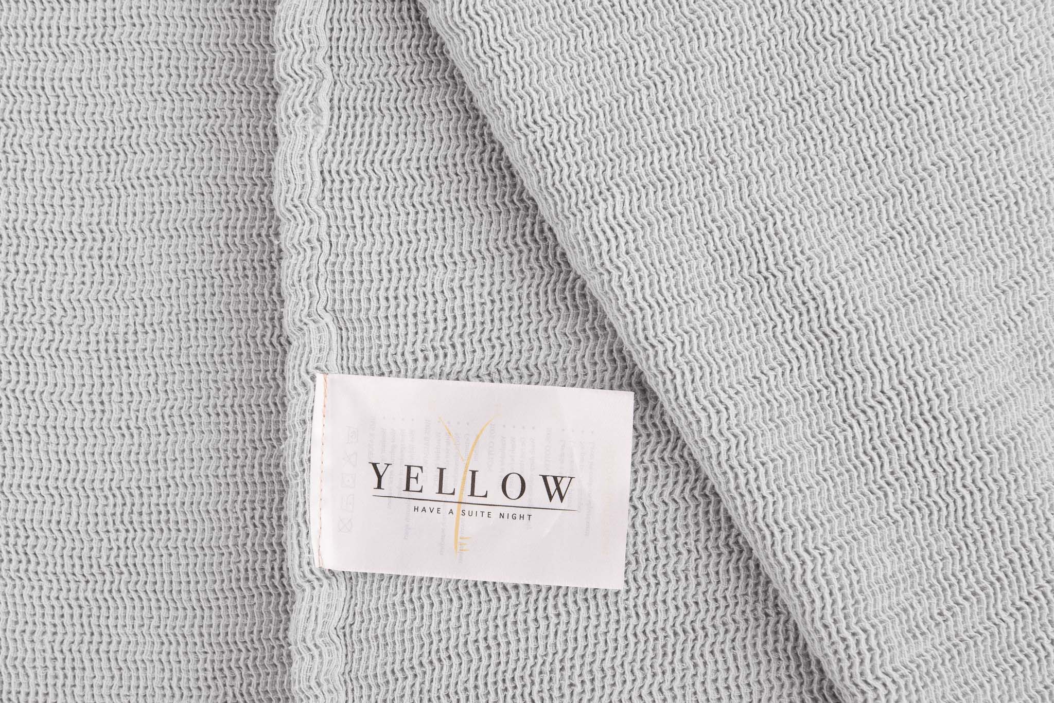 Yellow bedsprei ICA Vapor Grey katoen