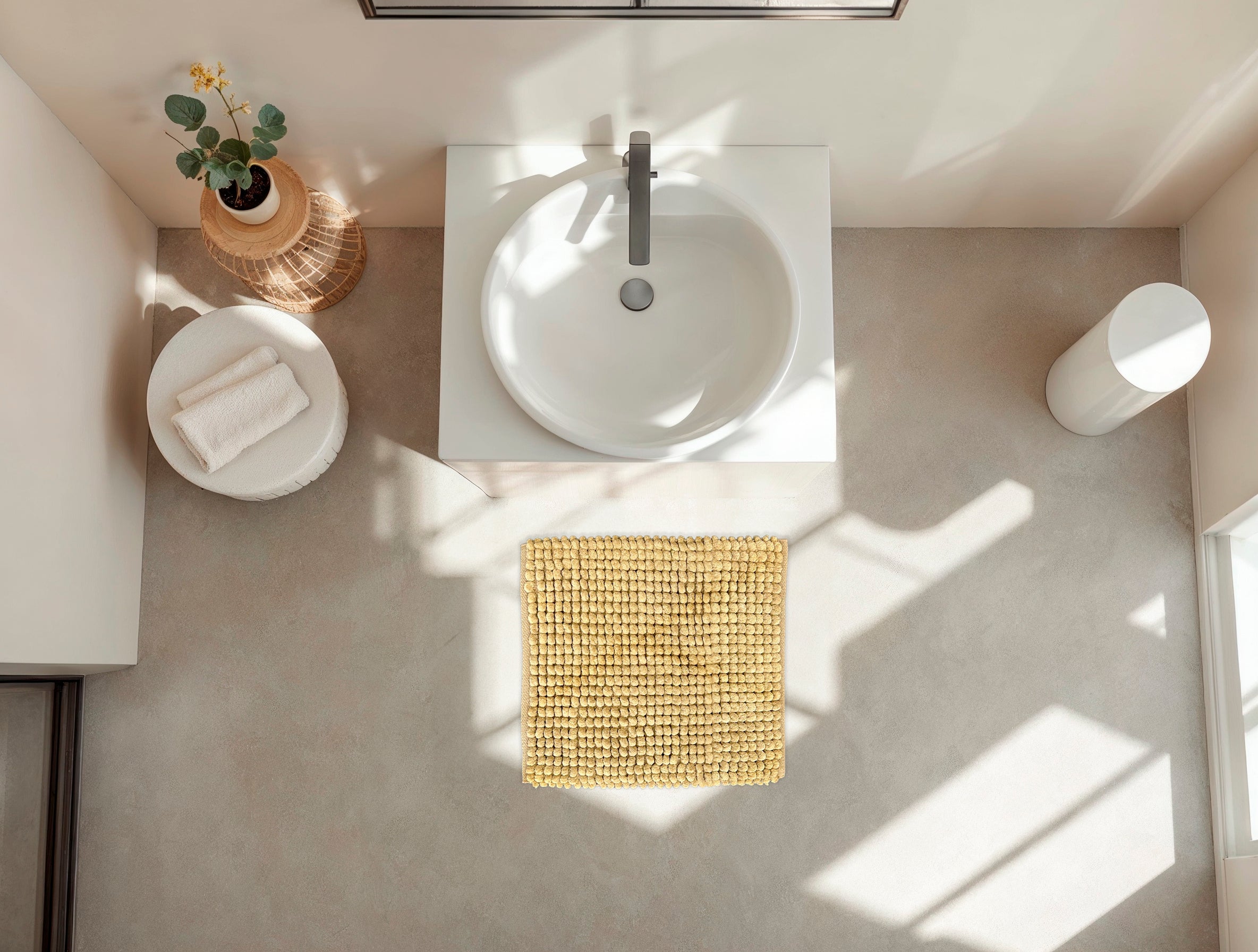 Zo Home badmat Fabrizio Forest Sand