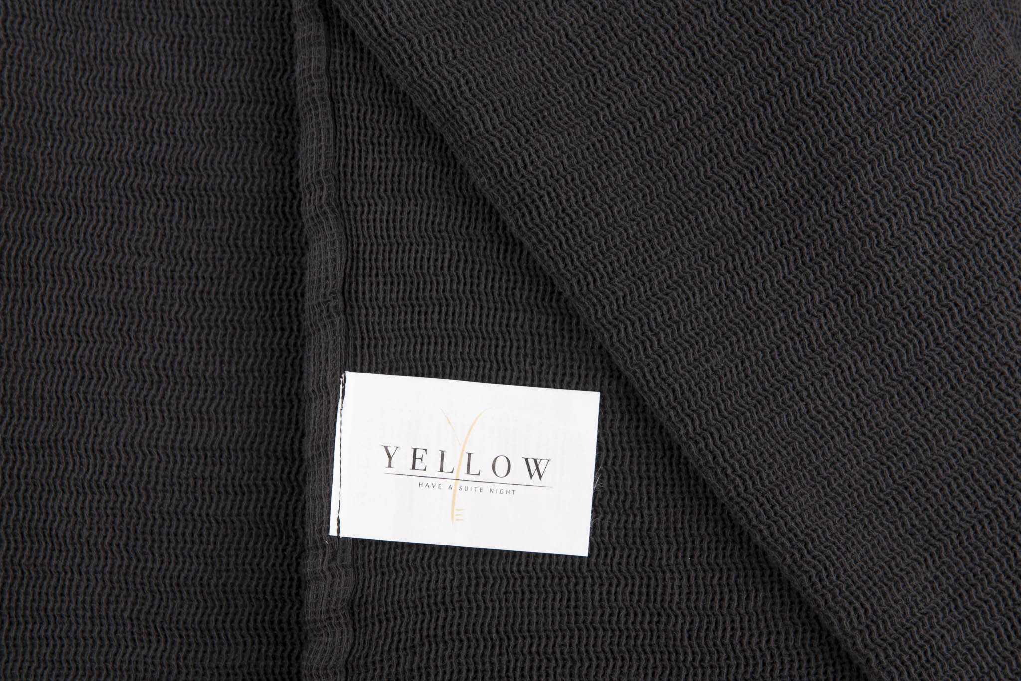 Yellow plaid ICA Panthom Black katoen