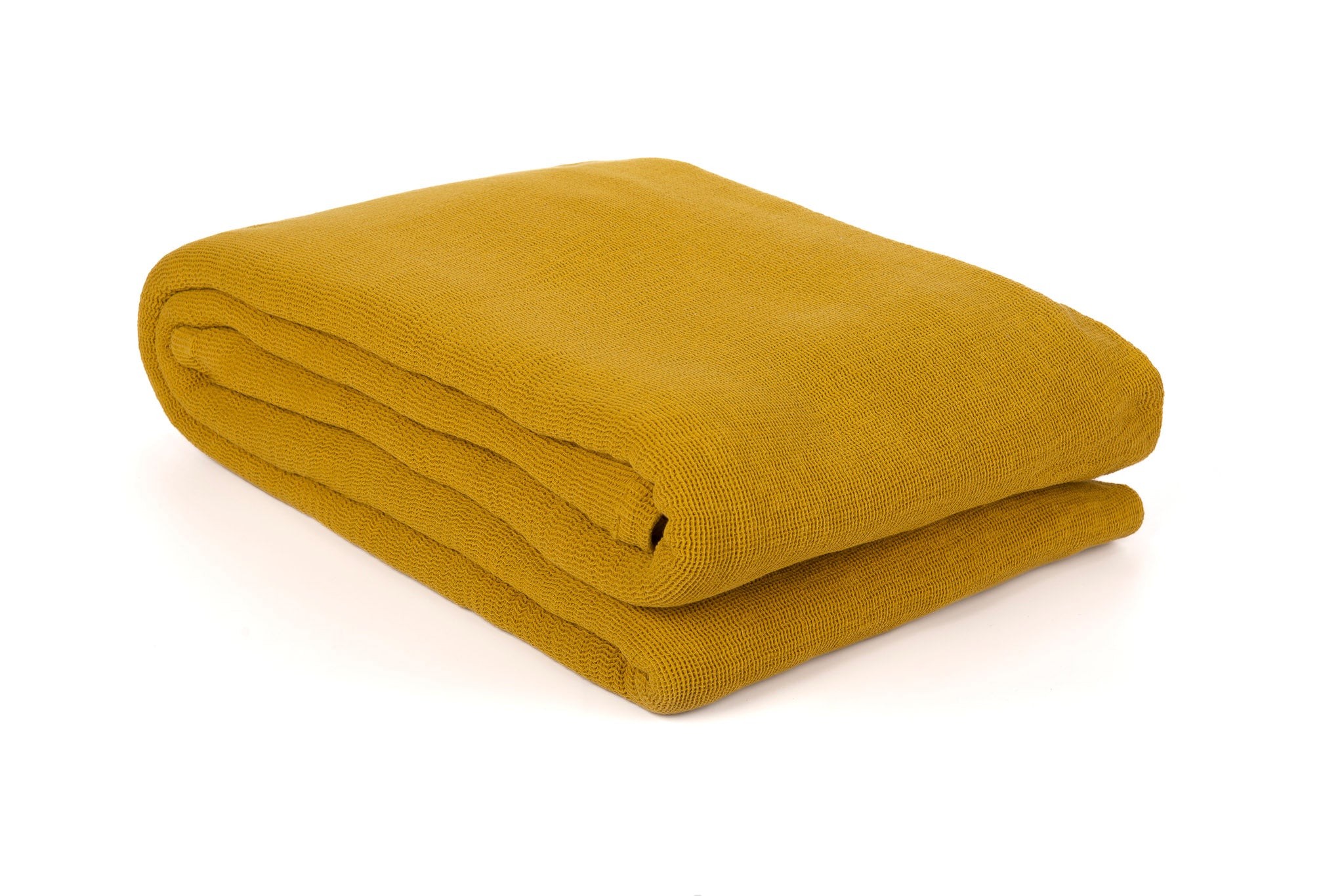 Yellow plaid ICA Honey Gold katoen