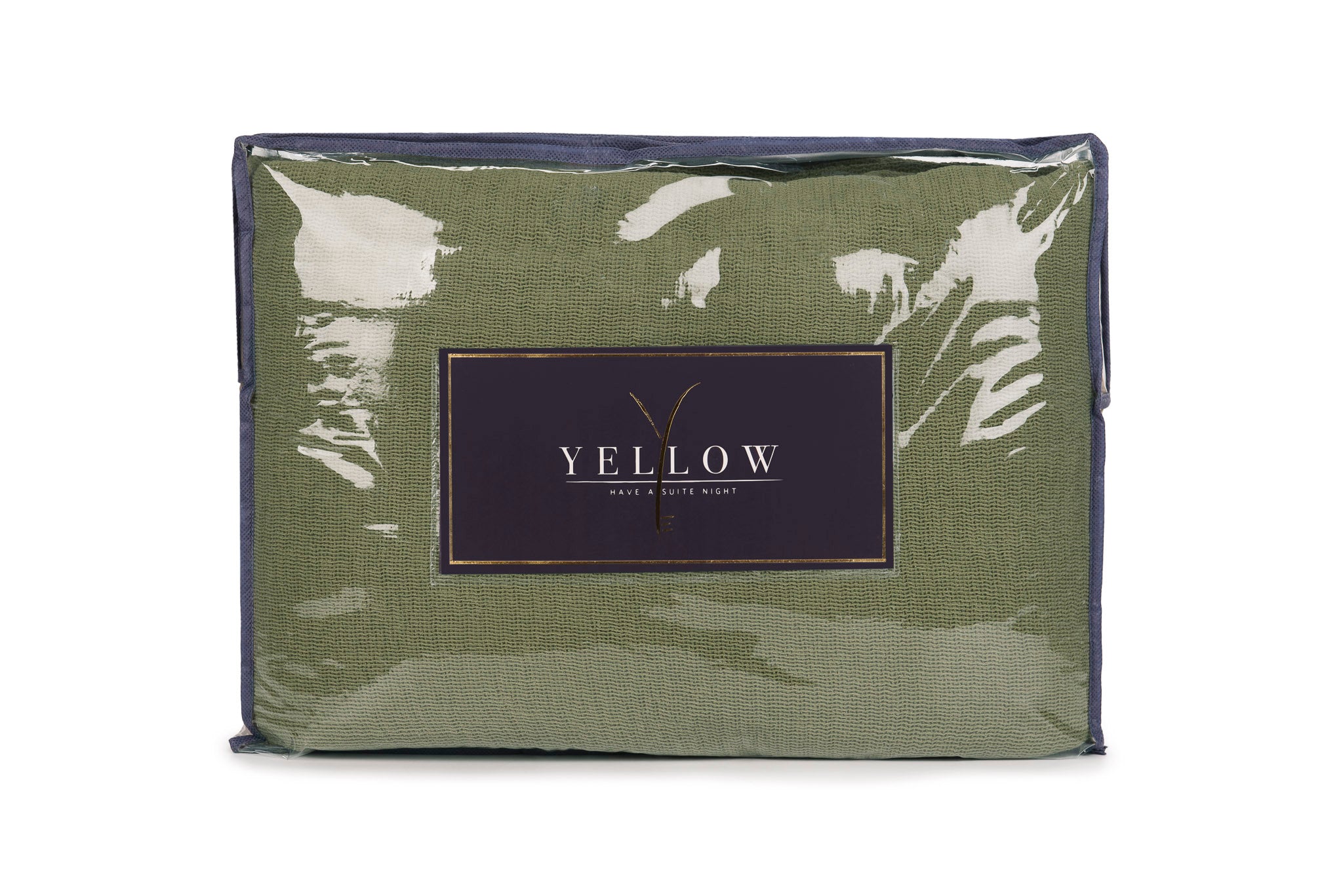 Yellow bedsprei ICA Army Green katoen