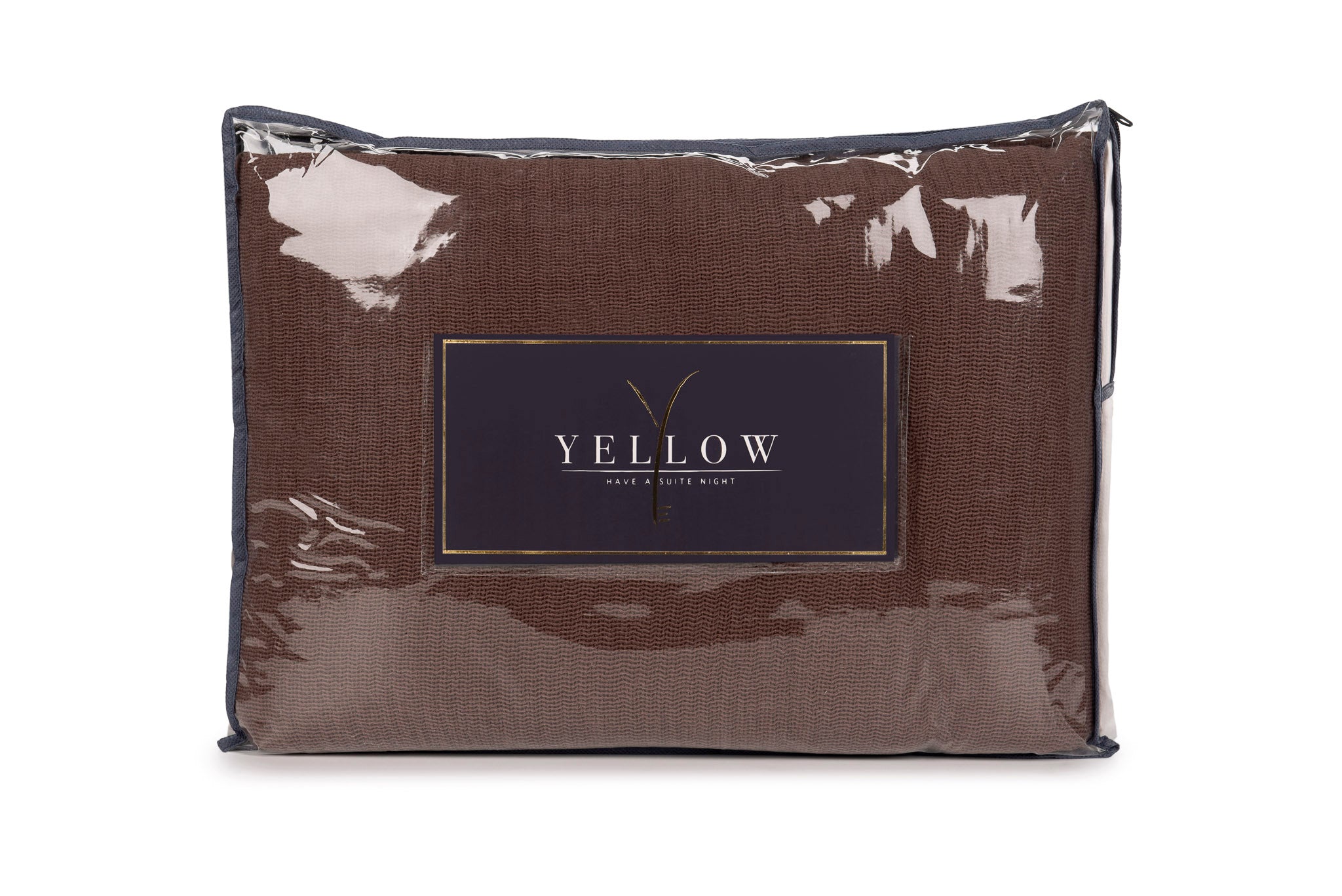 Yellow plaid ICA Maroon Brown katoen