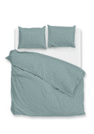 Zo Home dekbedovertrek Linea di Satinado Drizzle Green katoen-satijn