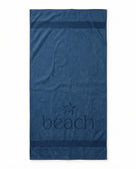 Zo Home strandlaken Turtle Beach Navy Blue