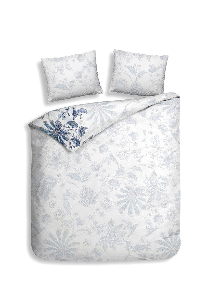 Heckettlane Bettbezug Satin Asia Weiß