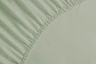 Yellow hoeslaken Percale Silent Green katoen percale