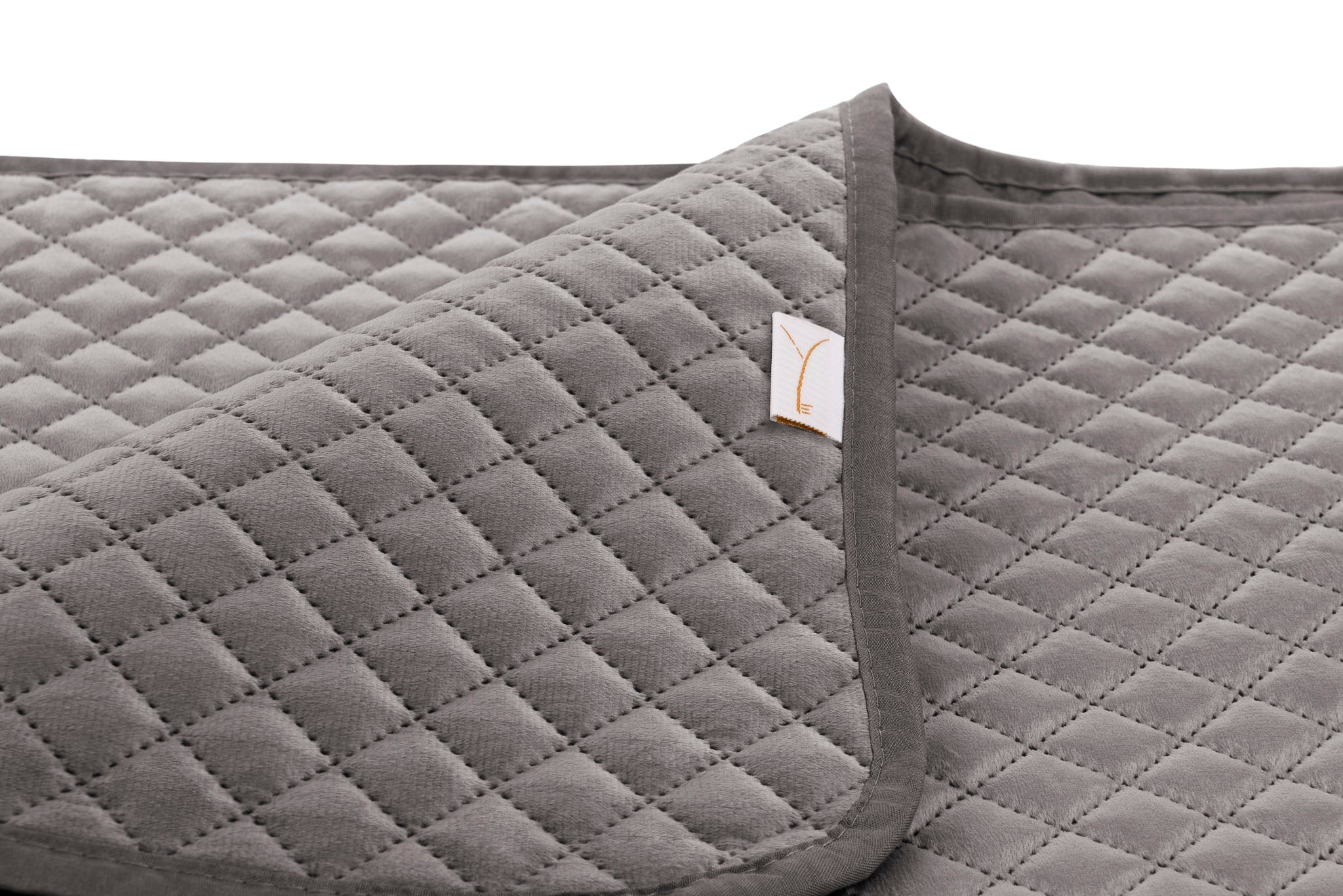 Yellow bedsprei Victoria Classic Anthracite polyester