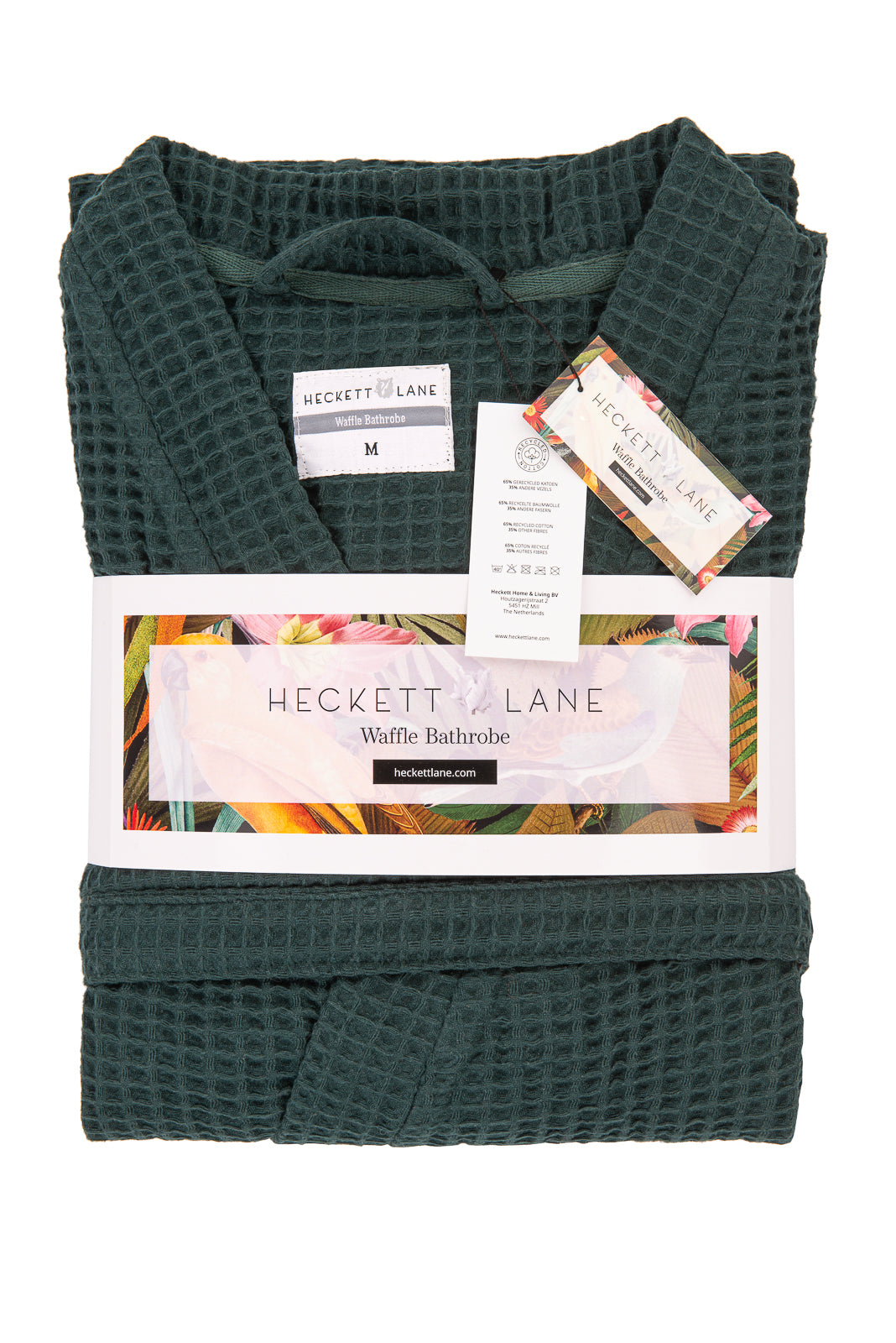 Heckettlane badjas Wafel Army Green