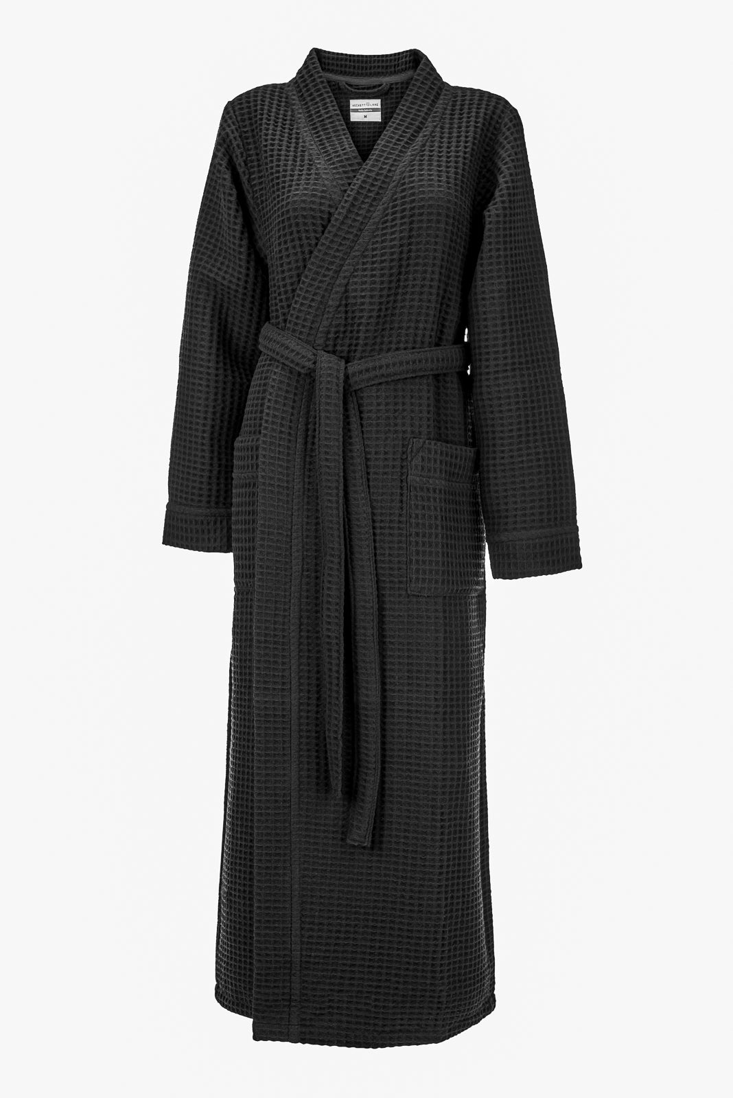 Heckettlane badjas Wafel Midnight Black