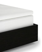Heckettlane topper hoeslaken Elementi White satijn