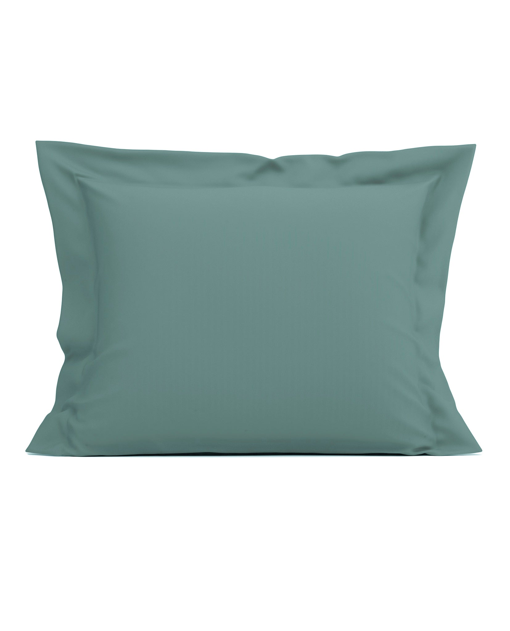 Heckettlane kussensloop Elementi Mineral Green satijn