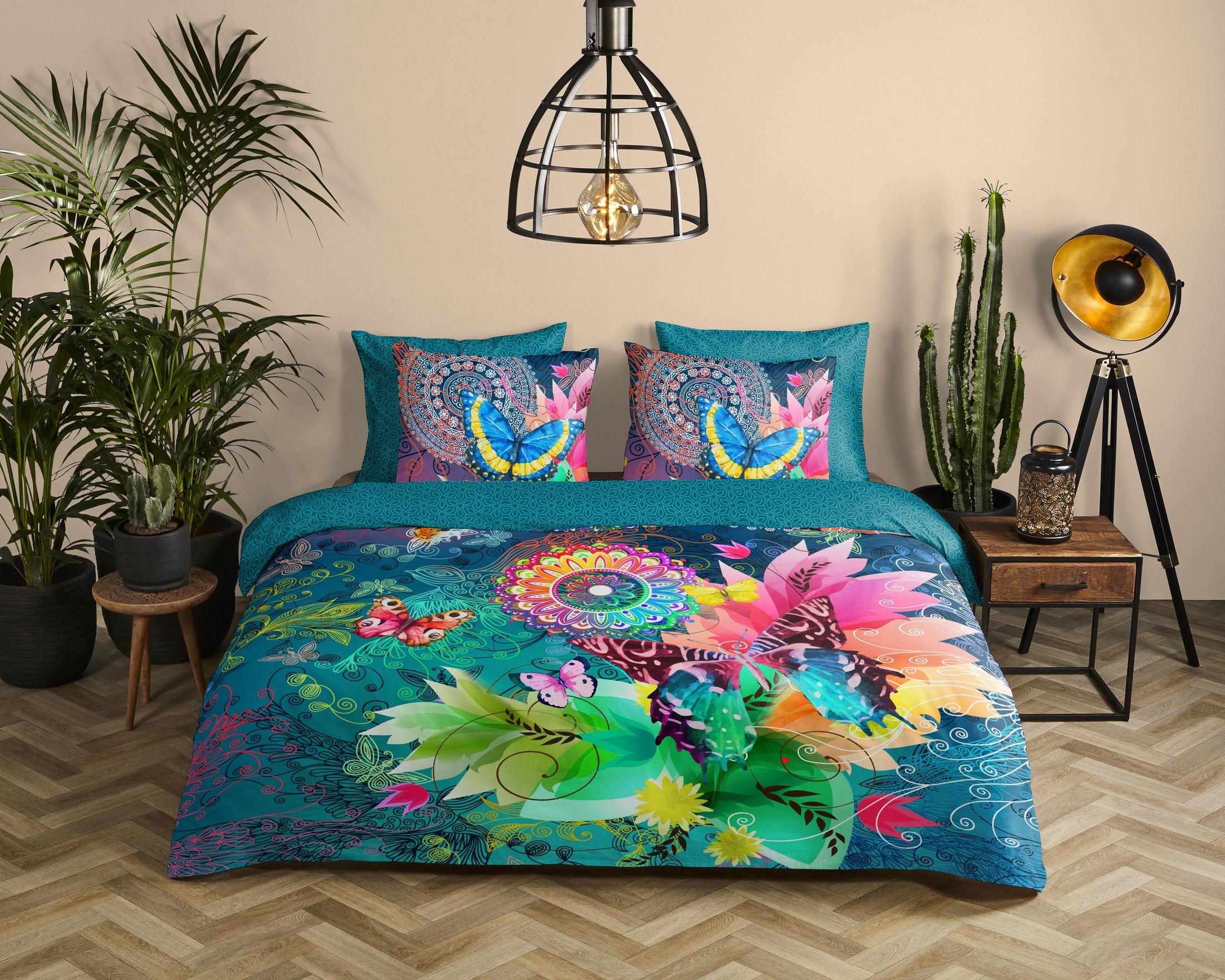 HIP Dekbedovertrek Satijn Parada - Multi