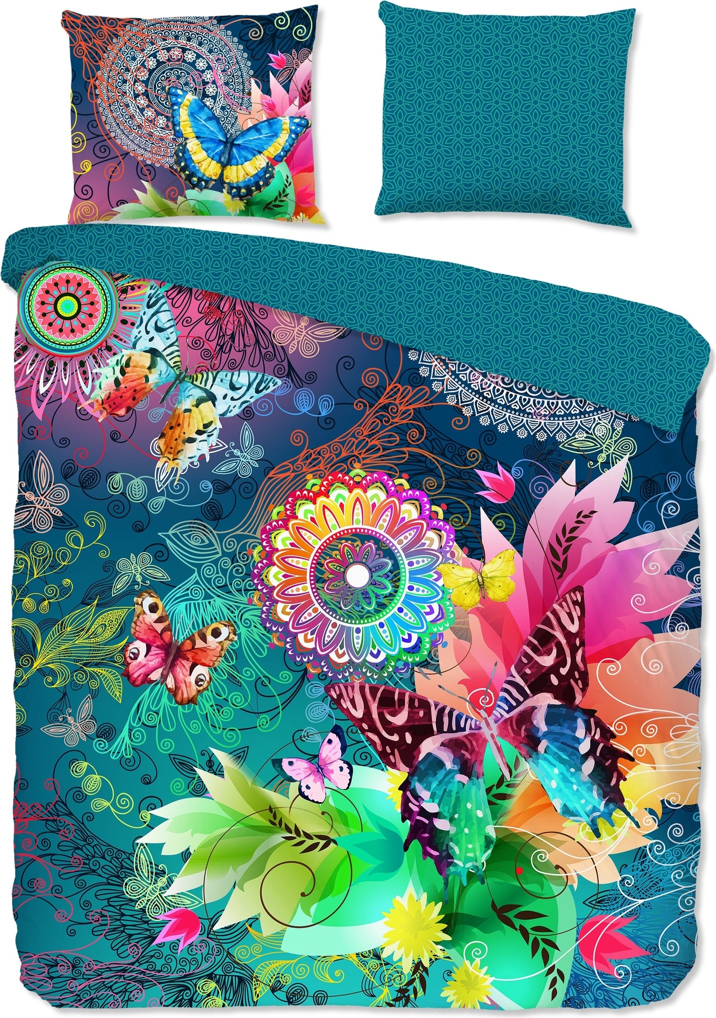 HIP Dekbedovertrek Satijn Parada - Multi