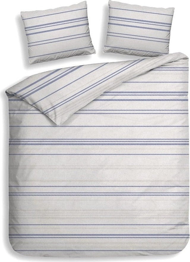 Heckettlane Dekbedovertrek Flanel Mattia Grey