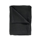 Heckettlane bedsprei Wafel Midnight Black katoen