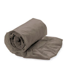 Heckettlane hoeslaken Elementi Taupe Grey satijn