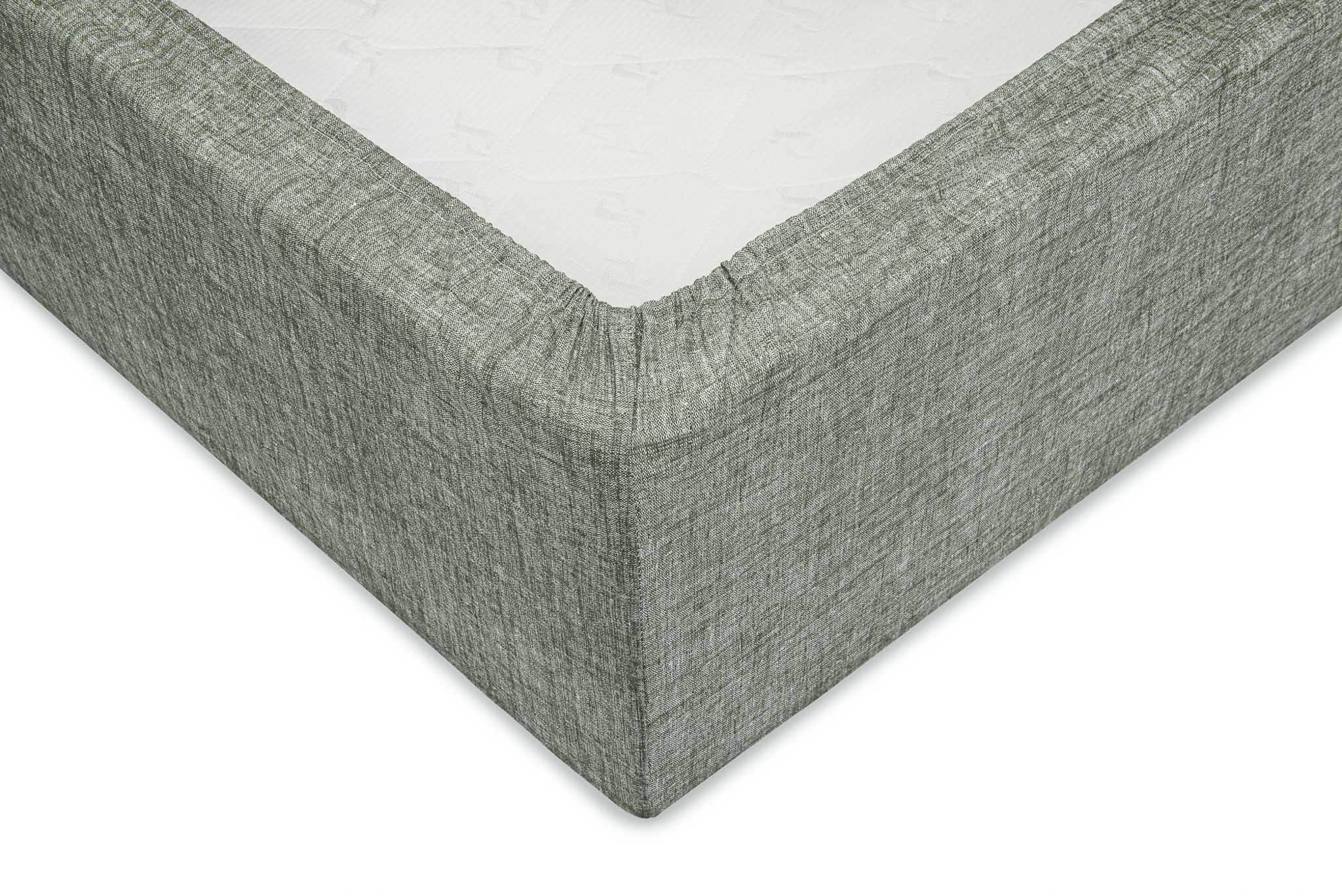 Zo Home hoeslaken Lino Army Green katoen