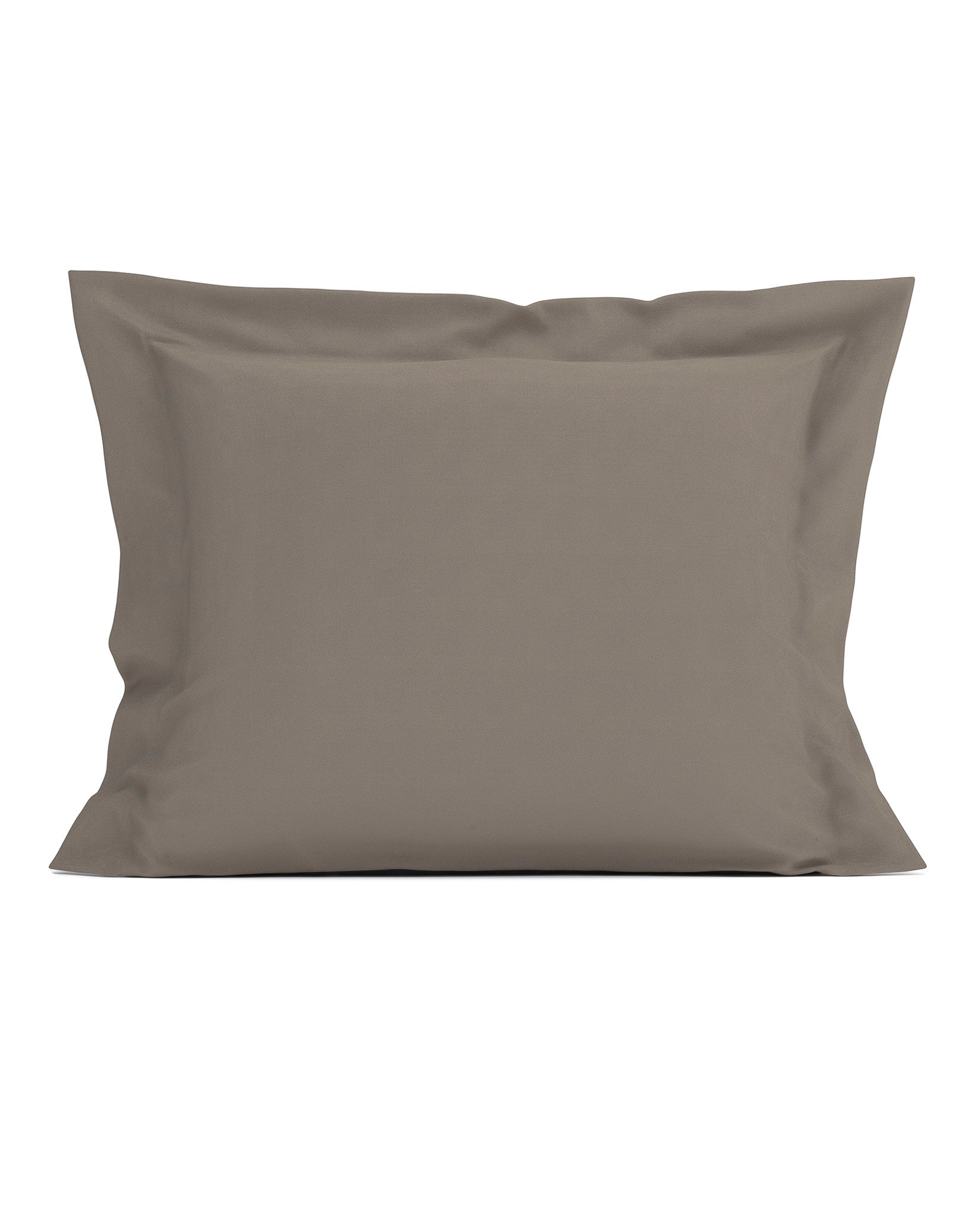 Heckettlane kussensloop Elementi Taupe Grey satijn