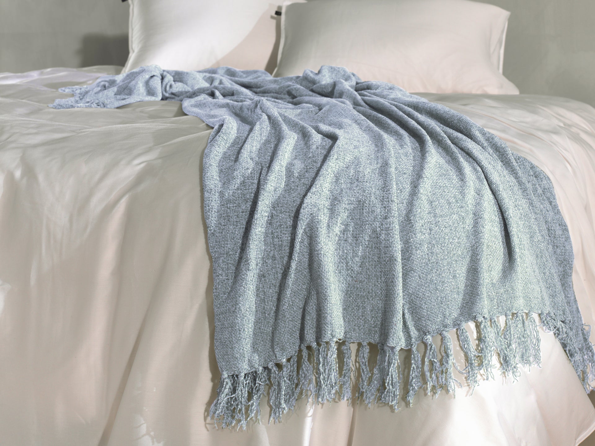 Zo Home plaid Ciniglia Denim polyester