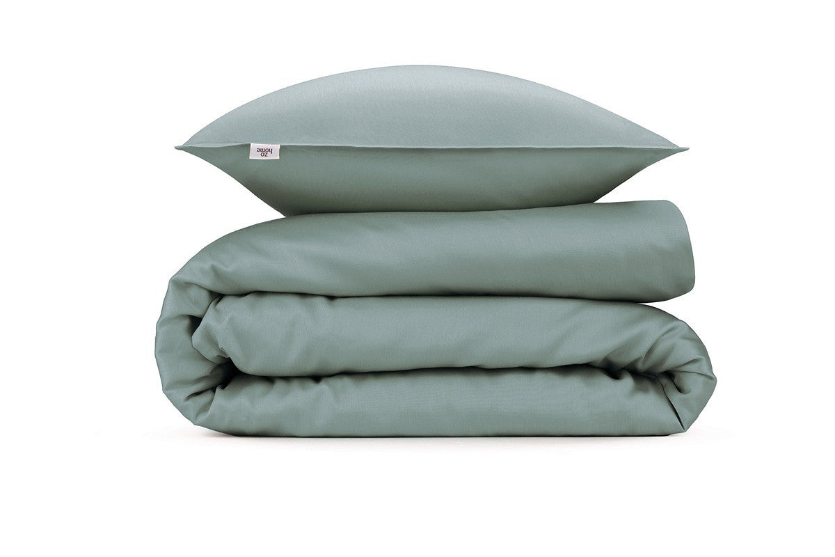 Zo Home Dekbedovertrek Satijn Satinado Drizzle Green