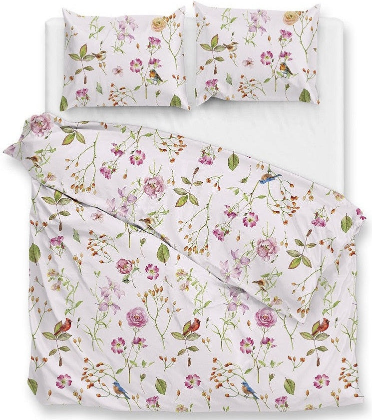 Zo Home Dekbedovertrek Katoen Zita Crystal Pink