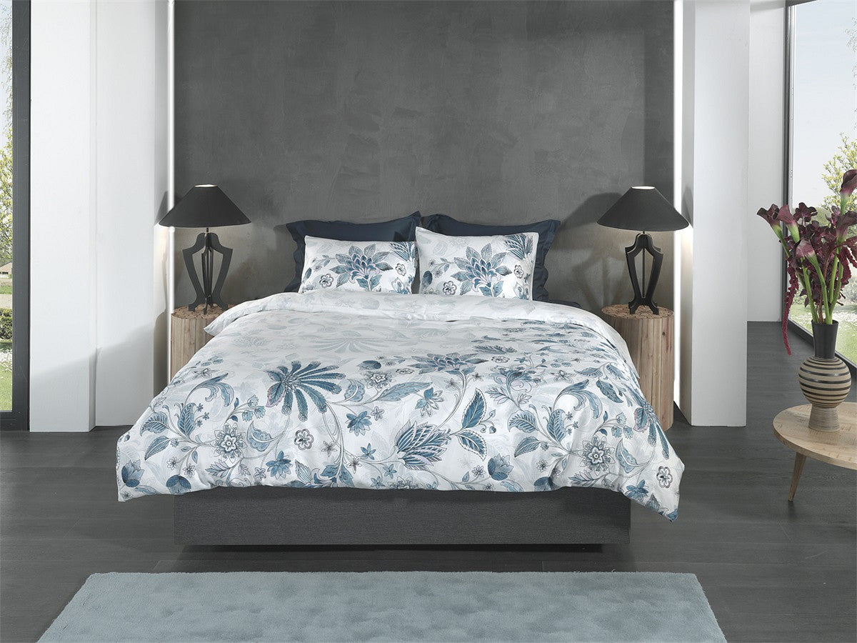 Heckettlane Bettbezug Satin Asia Weiß