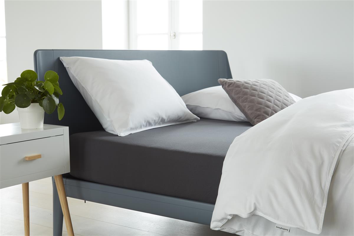Beddinghouse split topper hoeslaken jersey antraciet