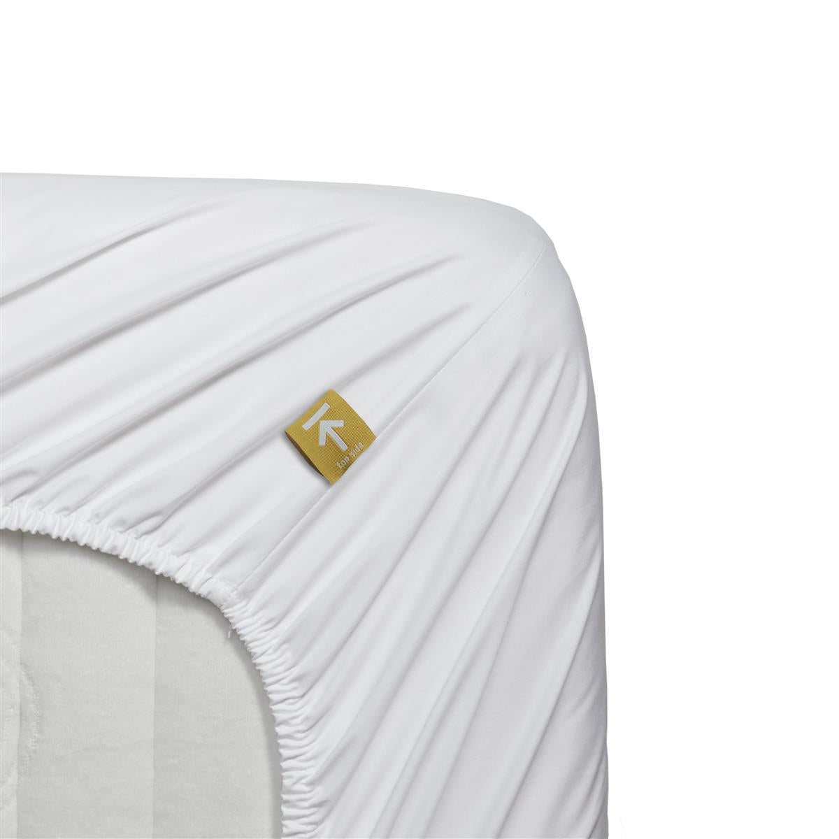 Beddinghouse hoeslaken katoen percale wit