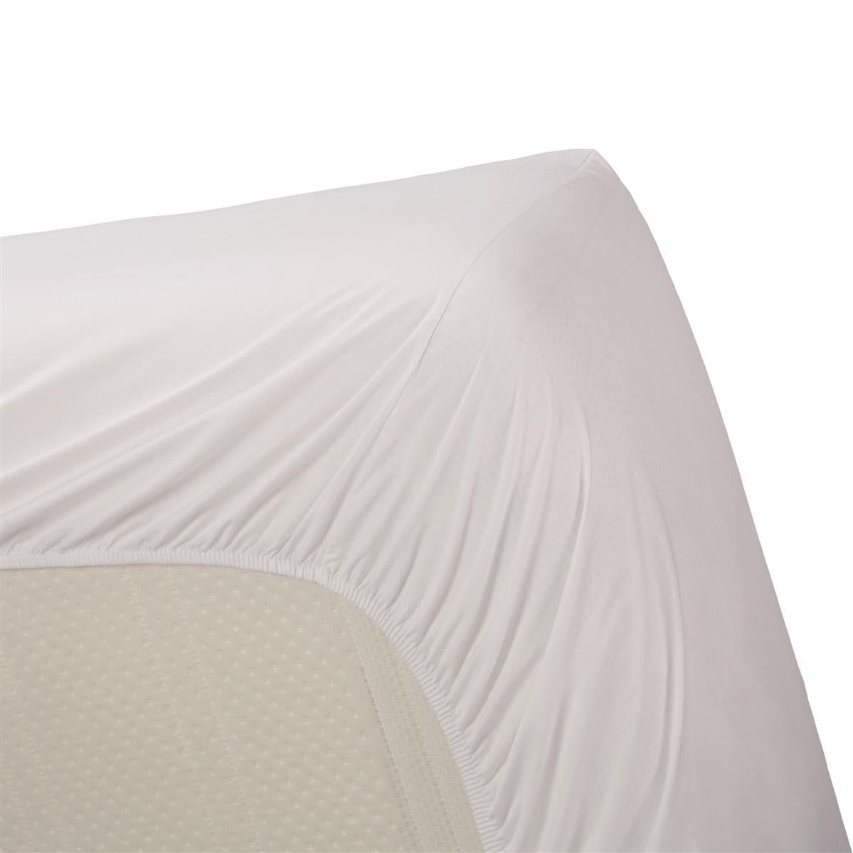 Beddinghouse hoeslaken katoen percale wit