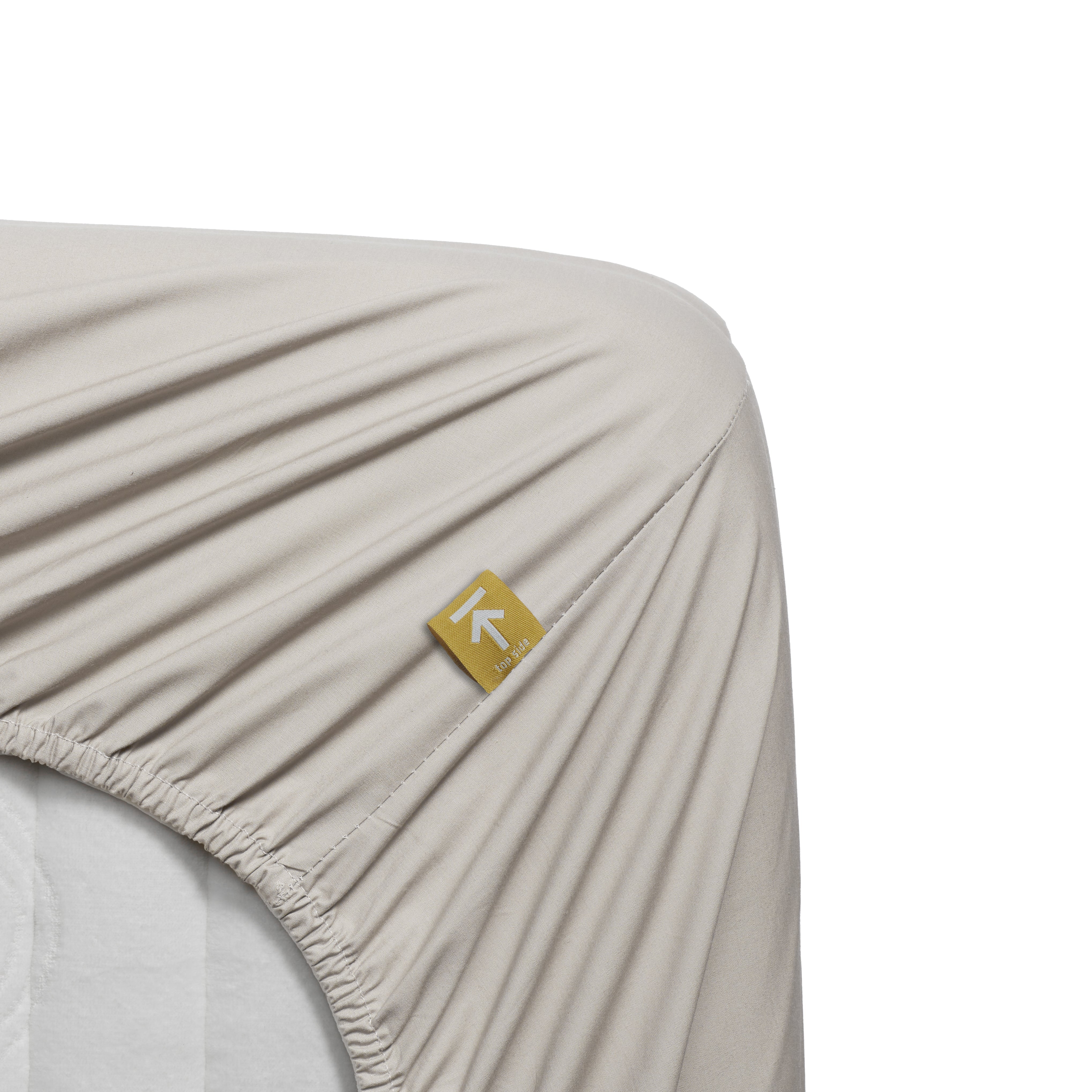 Beddinghouse hoeslaken katoen percale naturel