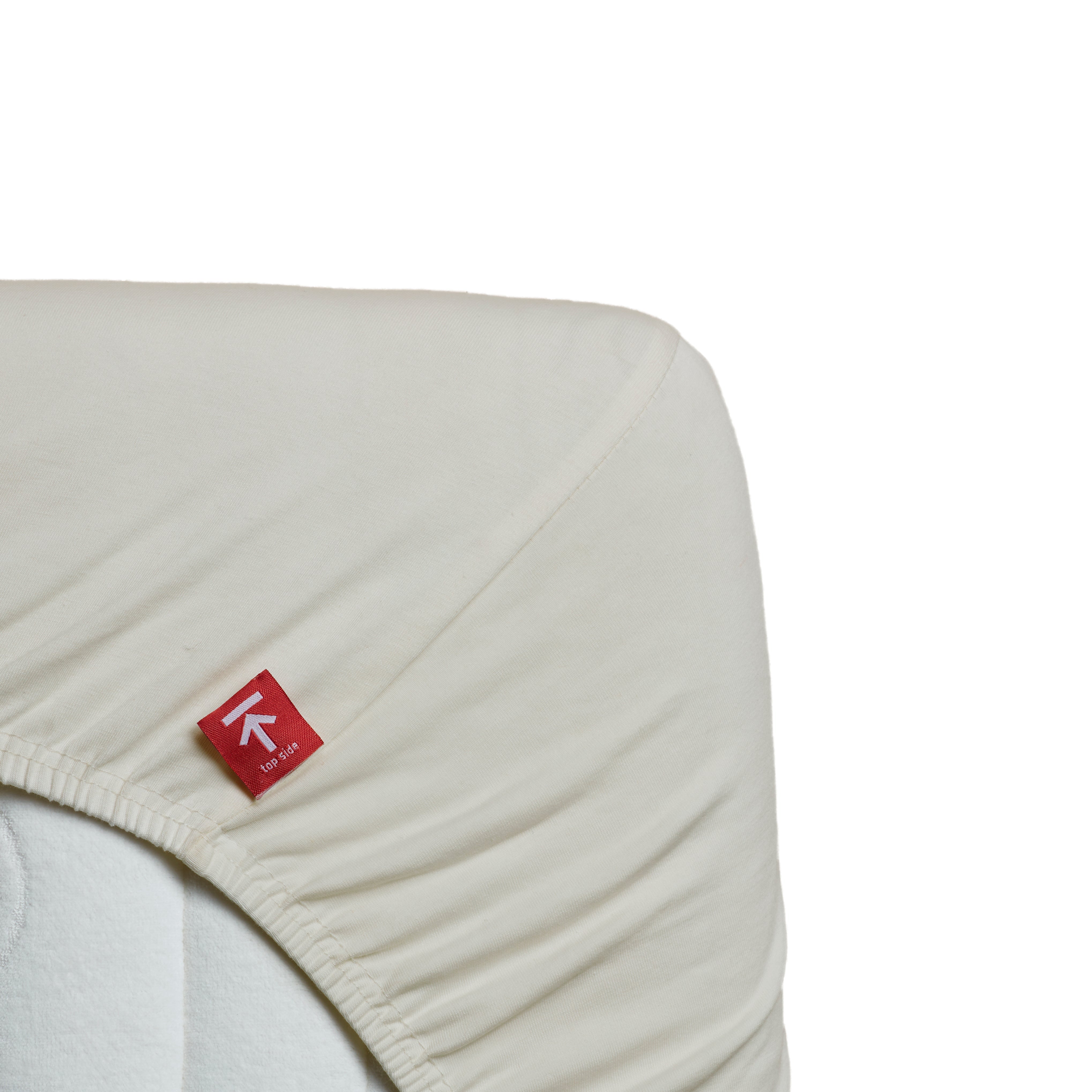 Beddinghouse split topper hoeslaken jersey stretch off-white