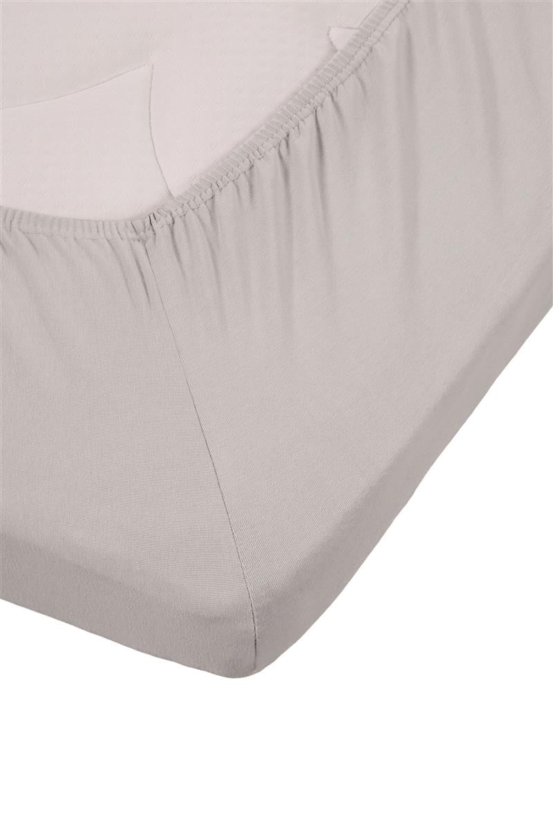 Beddinghouse split topper hoeslaken jersey stretch light grey