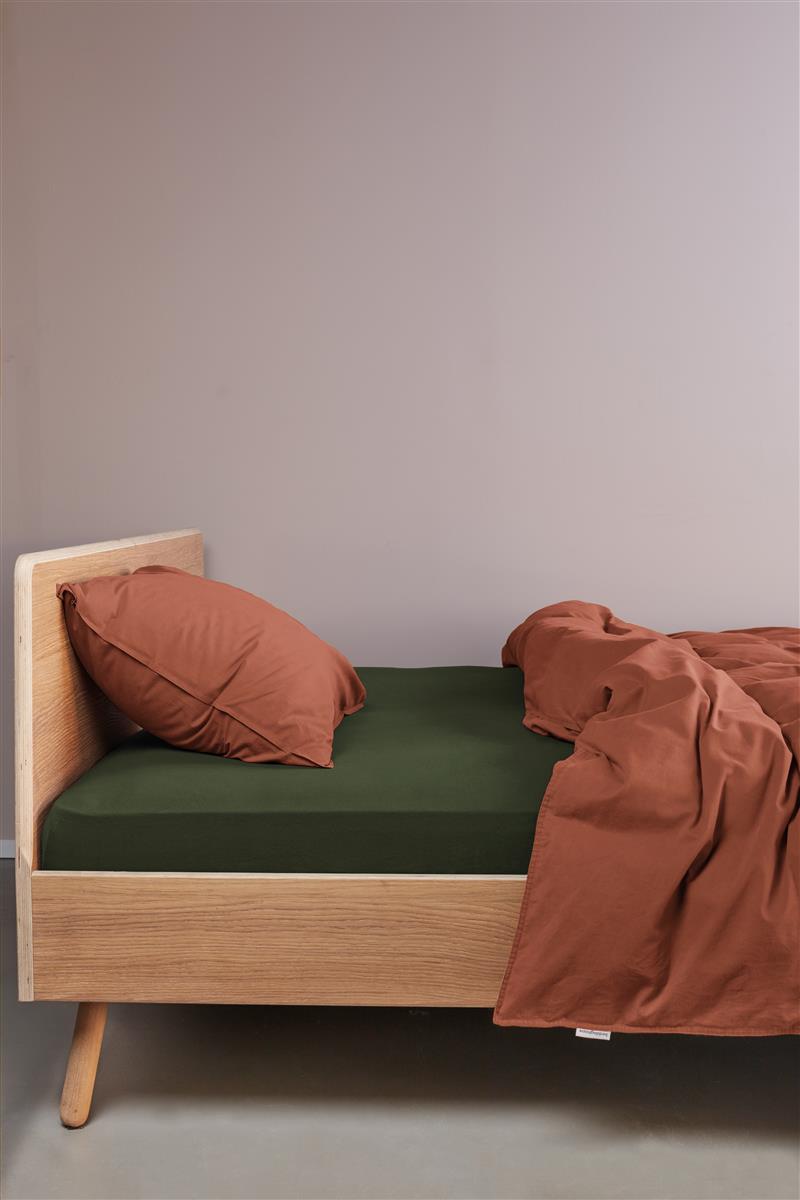 Beddinghouse topper hoeslaken jersey donker groen