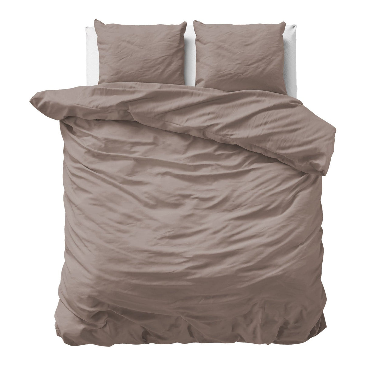 Primaviera Deluxe Dekbedovertrek Satijn Uni Taupe