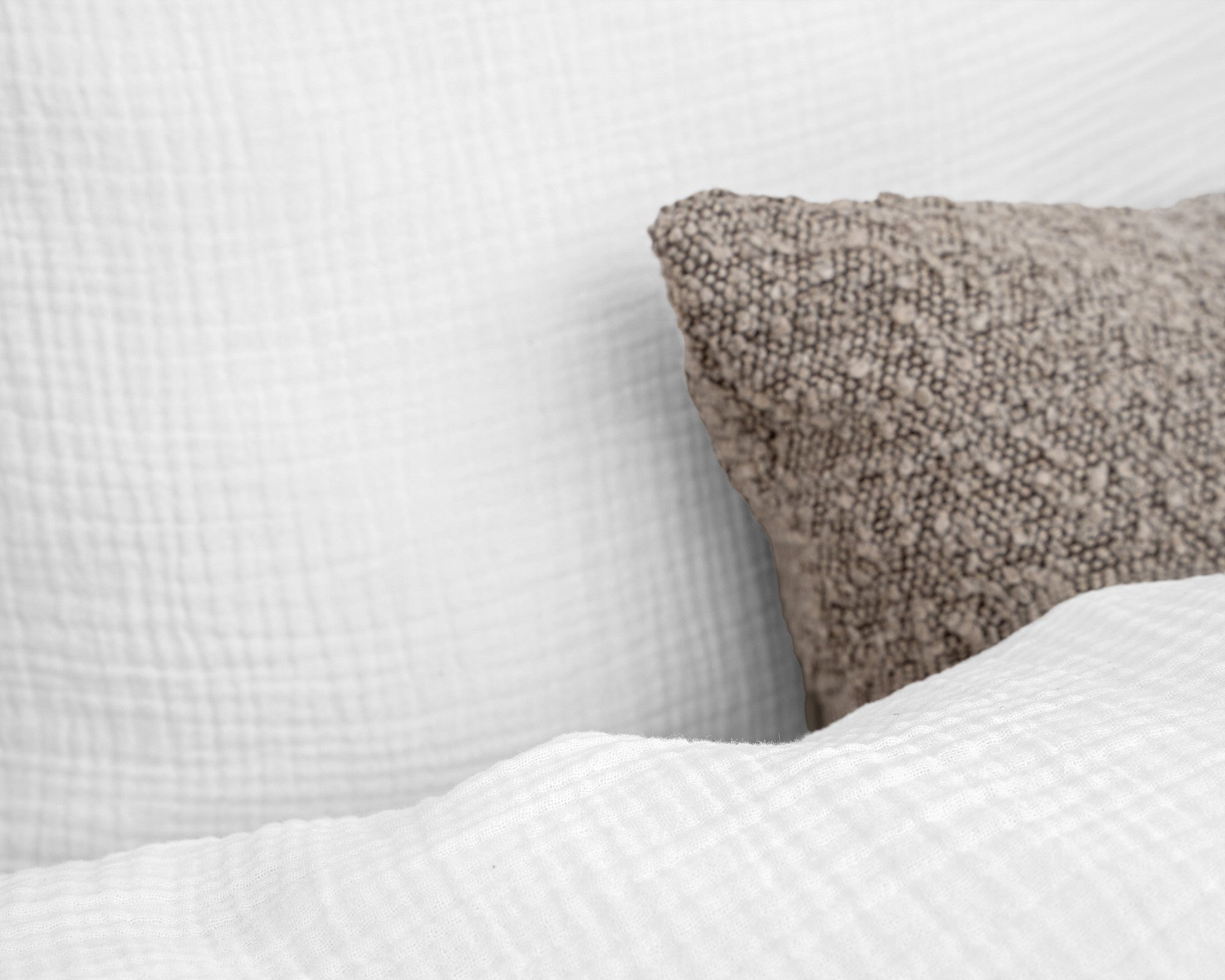 Dreamhouse Dekbedovertrek Tetra Mousseline Wit