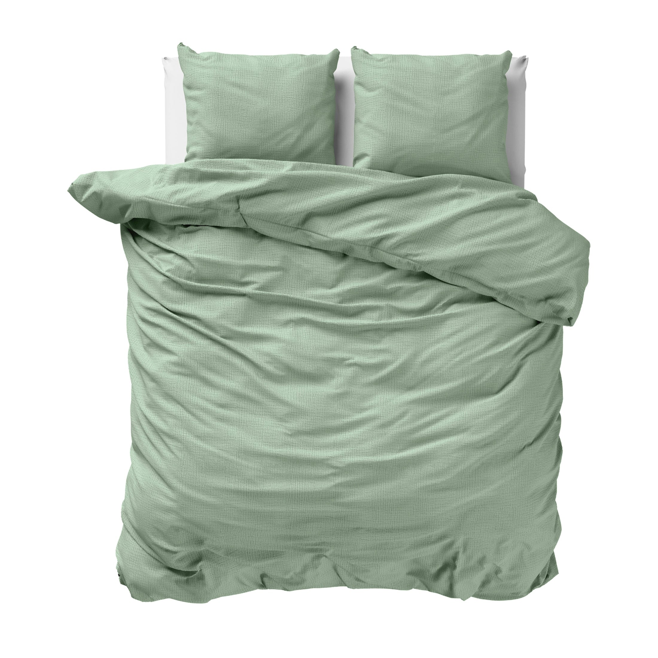 Dreamhouse Dekbedovertrek Tetra Mousseline Groen