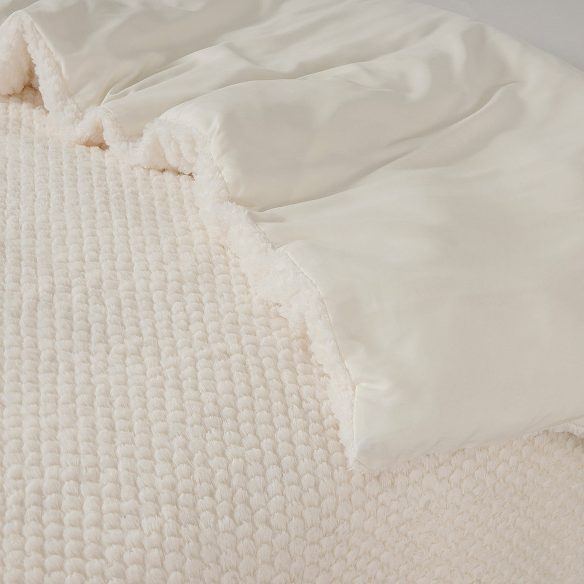 Sleeptime Dekbedovertrek Fur Teddy Beige
