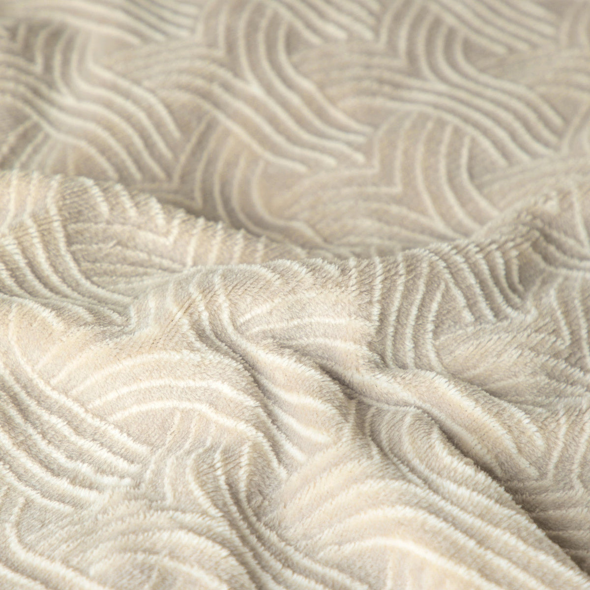 Sleeptime Dekbedovertrek Fleece Art Beige