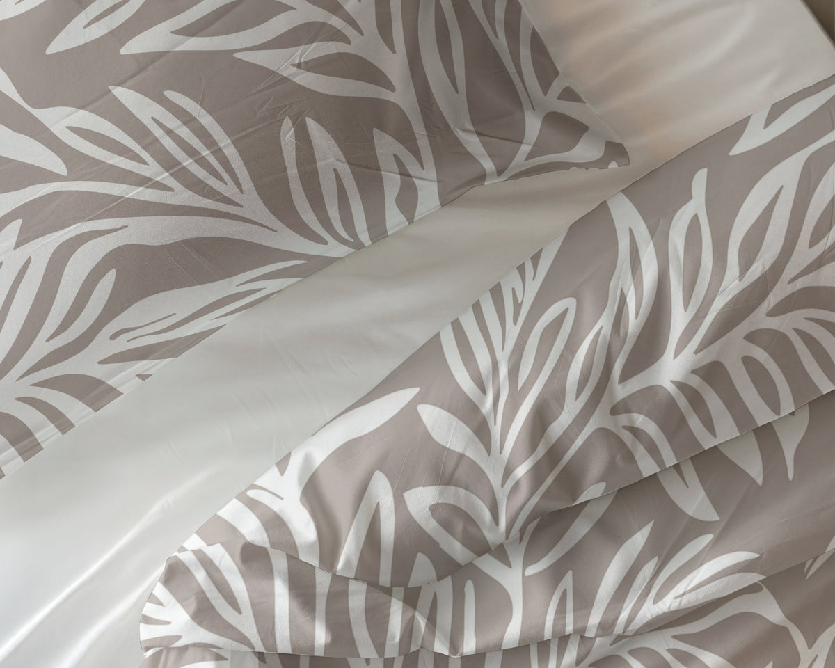 Sleeptime Dekbedovertrek Katoen Breeze Taupe