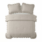 Sleeptime lazy dekbed Ruffles Taupe/Grijs