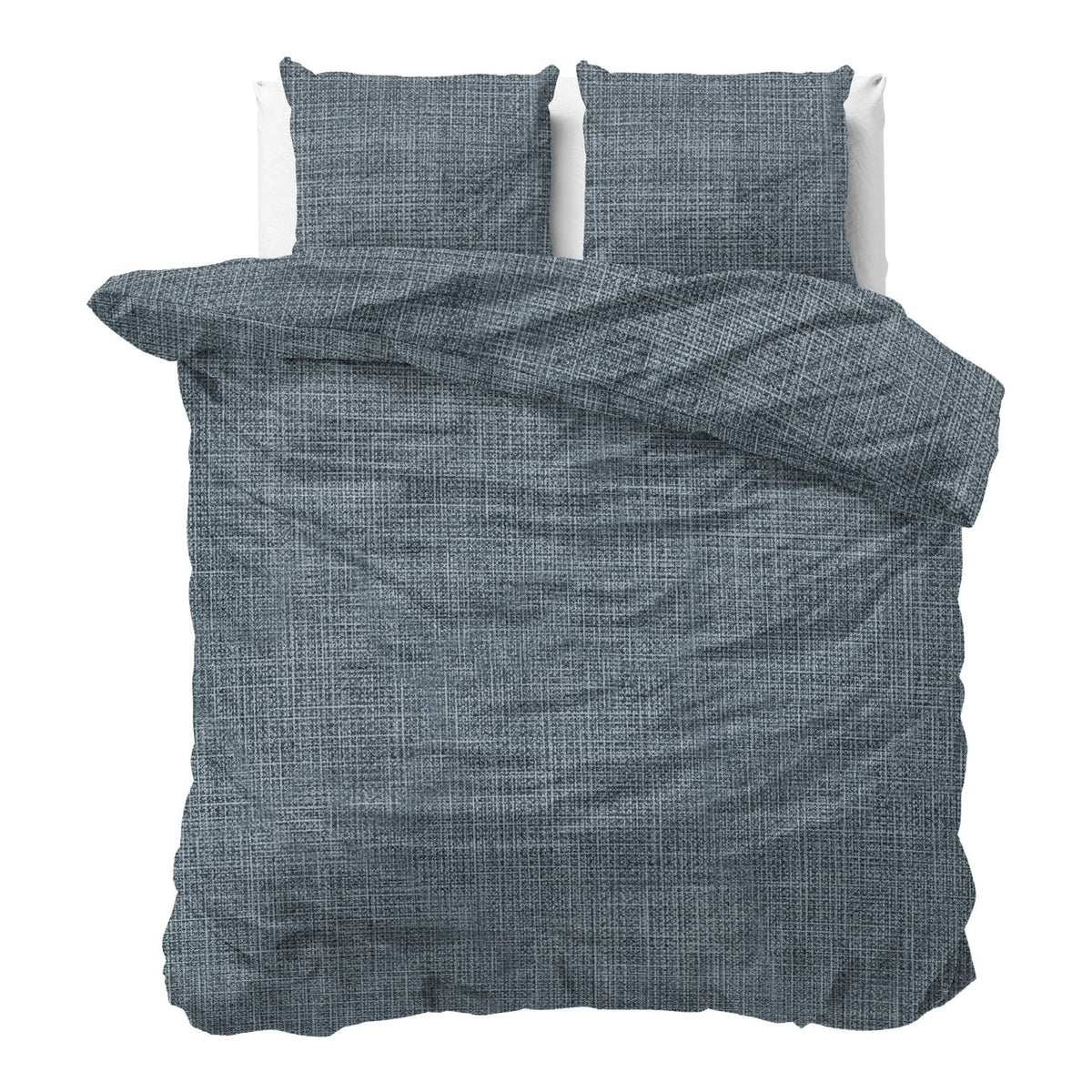 Sleeptime Dekbedovertrek Katoen Vintage Blauw