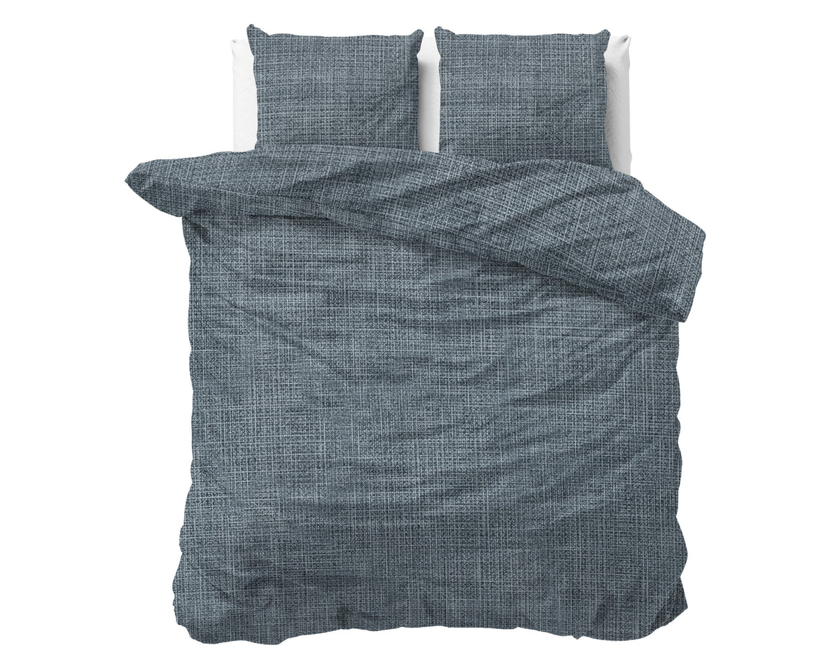 Sleeptime Dekbedovertrek Katoen Vintage Blauw