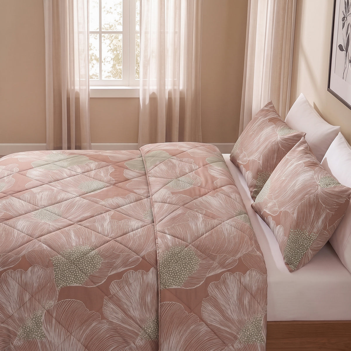 Dreamhouse lazy dekbed Veer Terracotta
