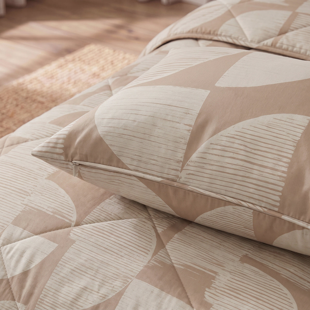 Dreamhouse lazy dekbed Modern Geo Zand
