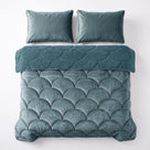 Sleeptime lazy dekbed Teddy/Velvet Groen