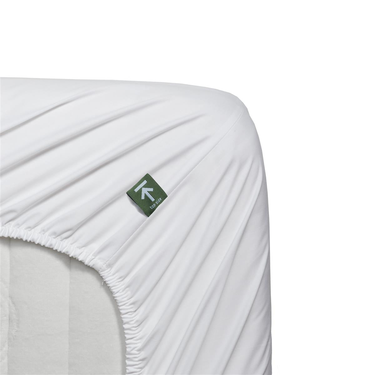 Beddinghouse hoeslaken katoen percale wit