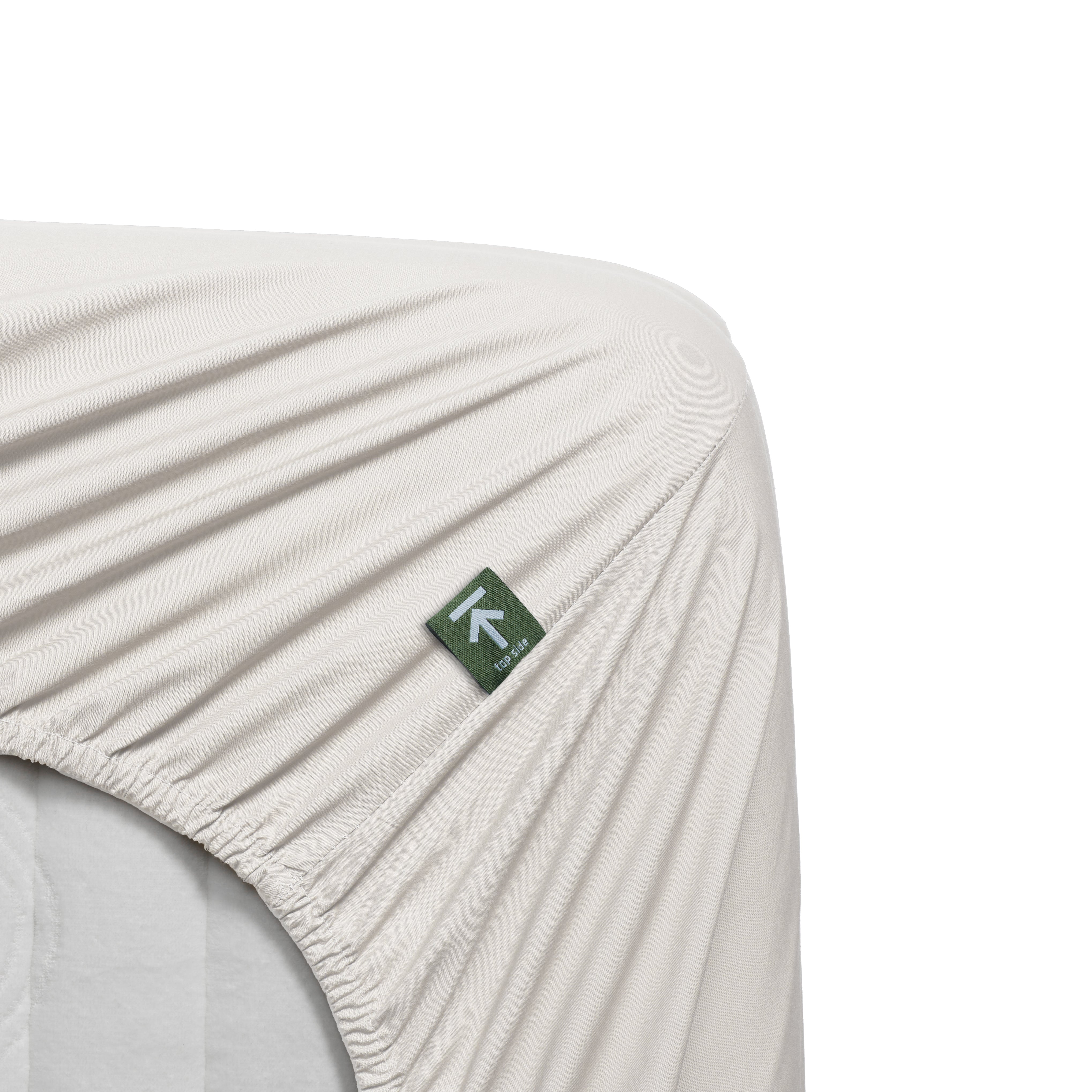 Beddinghouse hoeslaken katoen percale gebroken wit