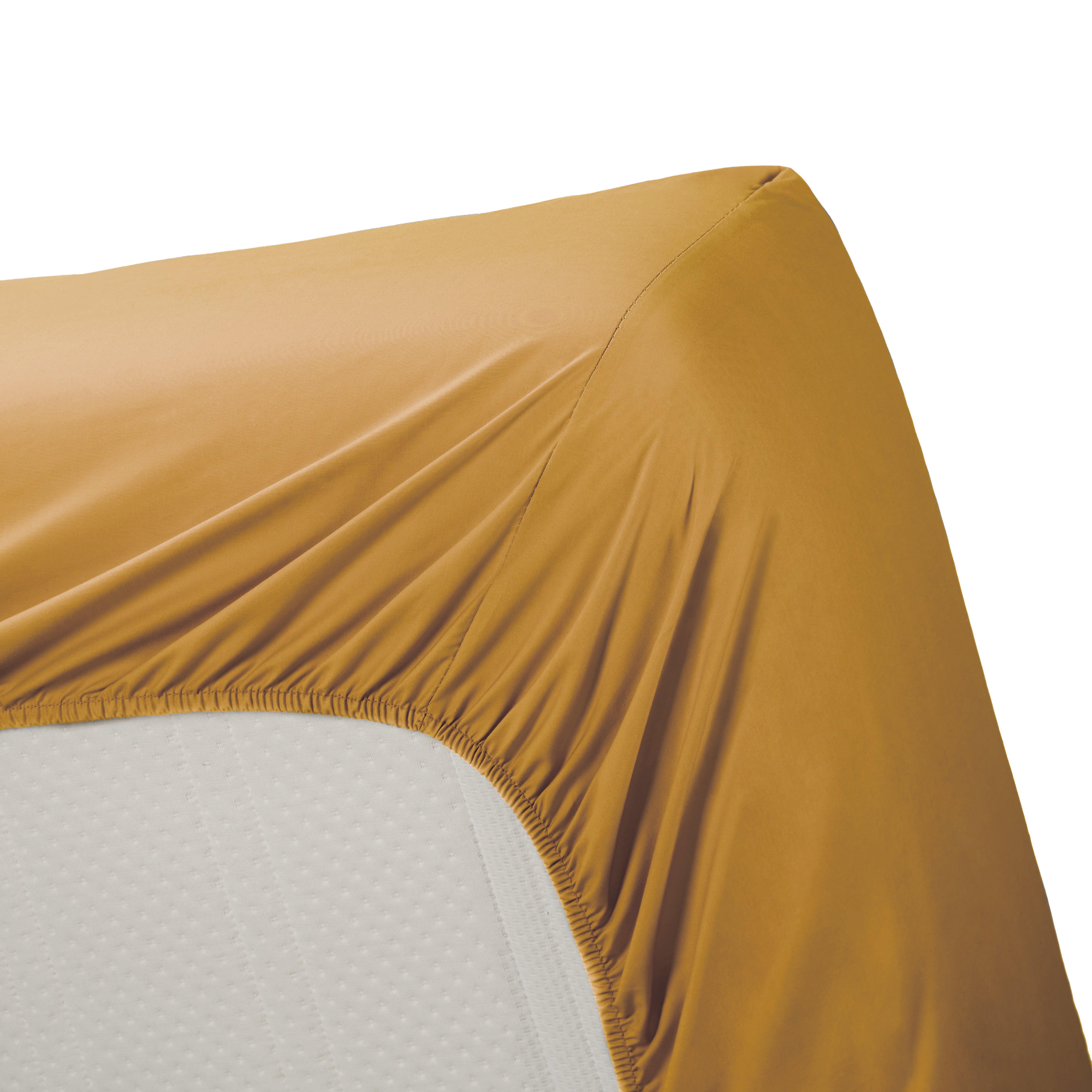 Ambiante Topper Hoeslaken Katoen Oker